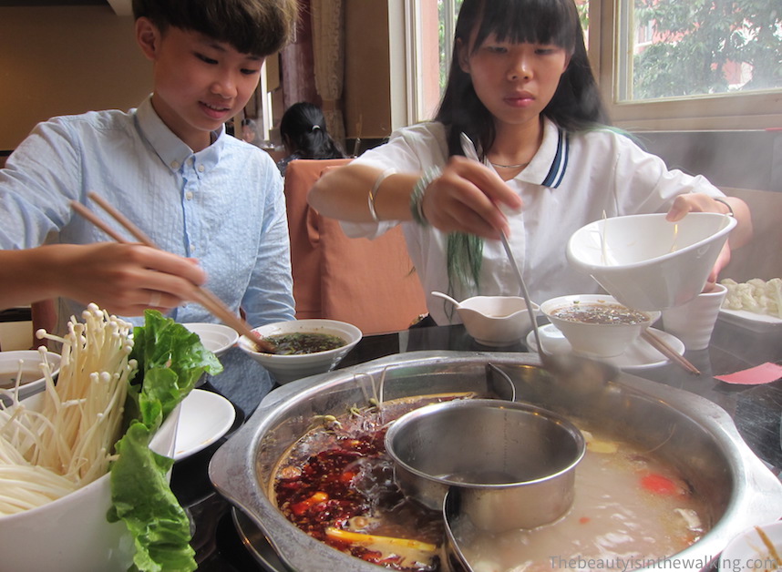 Fondue chinoise - Chinese hot pot